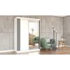 Dressing Vista, 07, alb, 150x200x61 cm, usi culisante