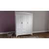 Dressing alessa, alb, 105x184x42 cm