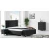 Pat Magic cu saltea, 160x200 cm, negru