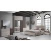 Set dormitor Urban, ulm/maro, pat 180x200 cm, dulap, comoda, 2 noptiere