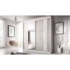 Dressing Ovidiu 32, 233x218x61 cm, culoare alb/gri