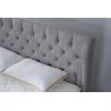 Pat Tessa 160 x 200 , tapitat, culoare gri deschis