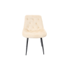 Set 2 Scaune Bucatarie Tapitat S-212, Stofa, Bej