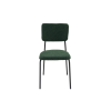 Set 4 Scaune bucatarie, tapitat cu stofa, s-209, verde