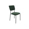 Set 2 Scaune bucatarie, tapitat cu stofa, s-209, verde