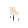 Set 2 Scaune Bucatarie Tapitat S-212, Stofa, Bej