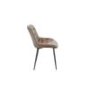 Scaun Bucatarie Tapitat S-212, Stofa, Maro