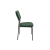 Set 2 Scaune bucatarie, tapitat cu stofa, s-209, verde