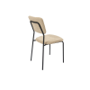 Set 2 scaune, tapitate cu stofa, s-209, maro
