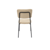 Set 4 scaune, tapitate cu stofa, s-209, maro