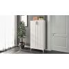 Pantofar Rose 7 alb, 70x153x36.5 cm, mdf