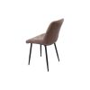Scaun Bucatarie Tapitat S-212, Stofa, Maro