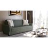 Canapea extensibila cu 3 locuri Mina, Verde/Crem
