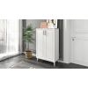Pantofar Fuga alb, 70x118x36.5 cm, mdf