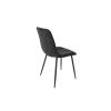 Scaun Bucatarie Tapitat S-208, Stofa, Negru