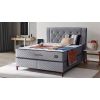 Pat Encanto 160 x 200 , tapitat, culoare gri deschis