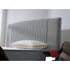 Pat Melia cu saltea 160 x 200 , tapitat, culoare gri deschis