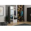 Garderoba Hol Iustin 01 alb/negru