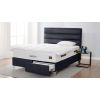 Pat Swan 160 x 200 , tapitat, culoare antracit