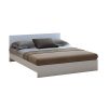 Dormitor Eco alb, dulap 3 usi, pat 160x200 cm, 2 noptiere, comoda