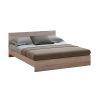 Dormitor Eco sonoma, dulap 3 usi, pat 160x200 cm, 2 noptiere, comoda