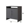 Comoda ECO, antracit, 70x70x40 cm