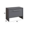 SET 2 Noptiere Eco, antracit, 32x44x25 cm