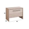 SET 2 Noptiere Eco, sonoma, 32x44x25 cm