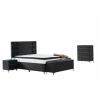 Set dormitor Magic, pat cu saltea, 2 noptiere, comoda