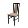 Scaun din lemn masiv de fag tapitat cu stofa s-37 boss7 w15, wenge (OUTLET)
