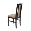 Scaun din lemn masiv de fag tapitat cu stofa s-37 boss7 w15, wenge (OUTLET)
