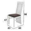 Scaun living s-104 so alb (OUTLET)