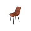 Scaun living HT1, stofa, maro deschis