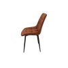 Scaun living HT1, stofa, maro deschis