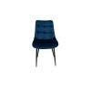 Scaun living HT2, stofa, albastru