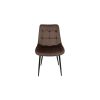 Scaun living HT2, stofa, maro