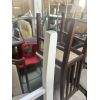 Scaun din lemn masiv de fag tapitat cu stofa s-38 boss10 b2, alb (OUTLET)