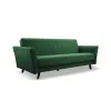 Canapea 3 locuri extensibila Linea, verde
