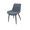 Scaun ML-1, tapitat stofa, albastru