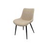 Scaun ML-1, tapitat stofa, crem