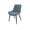 Scaun ML-2, tapitat stofa, albastru