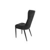 Scaun ML-3, tapitat stofa, negru