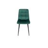 Scaun ML-4, tapitat stofa, verde