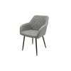 Scaun ML-5, tapitat stofa, gri