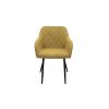 Scaun ML-5, tapitat stofa, verde