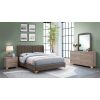 Set pat 1929, 160x200 cm, maro,  2 noptiere, comoda, oglinda