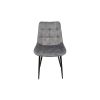 Scaun living HT1, stofa, gri
