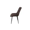 Scaun living HT1, stofa, maro inchis