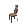 Scaun living S-225, tapitat, stejar, tapiterie bej