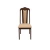 Scaun living S-225, tapitat, stejar, tapiterie crem